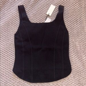 BRAND NEW - Aritzia Sculpt Knit Bustier Top